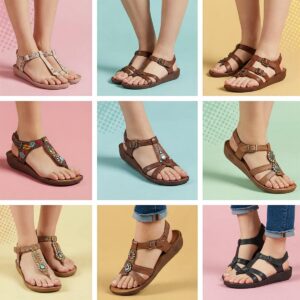 Explore different styles and designs of Alegria sandals.